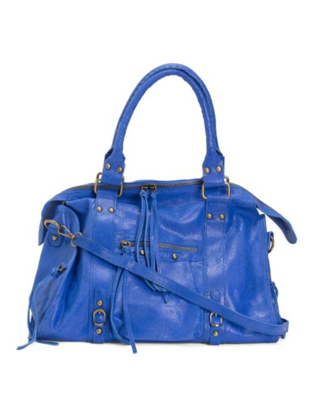 CHIARA FERRETTI Made In Italy Leather Mini Multi Pockets Satchel